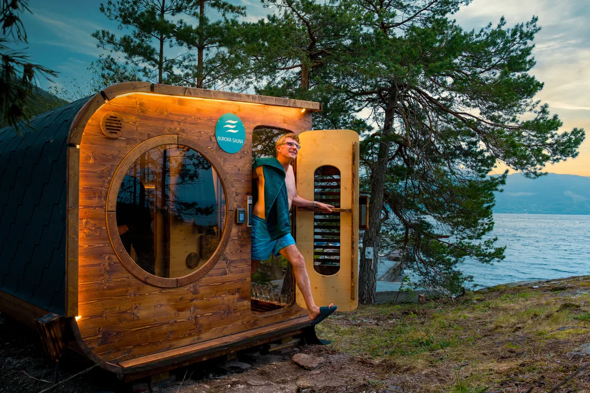 Aurora Sauna Krokkleiva in Hole