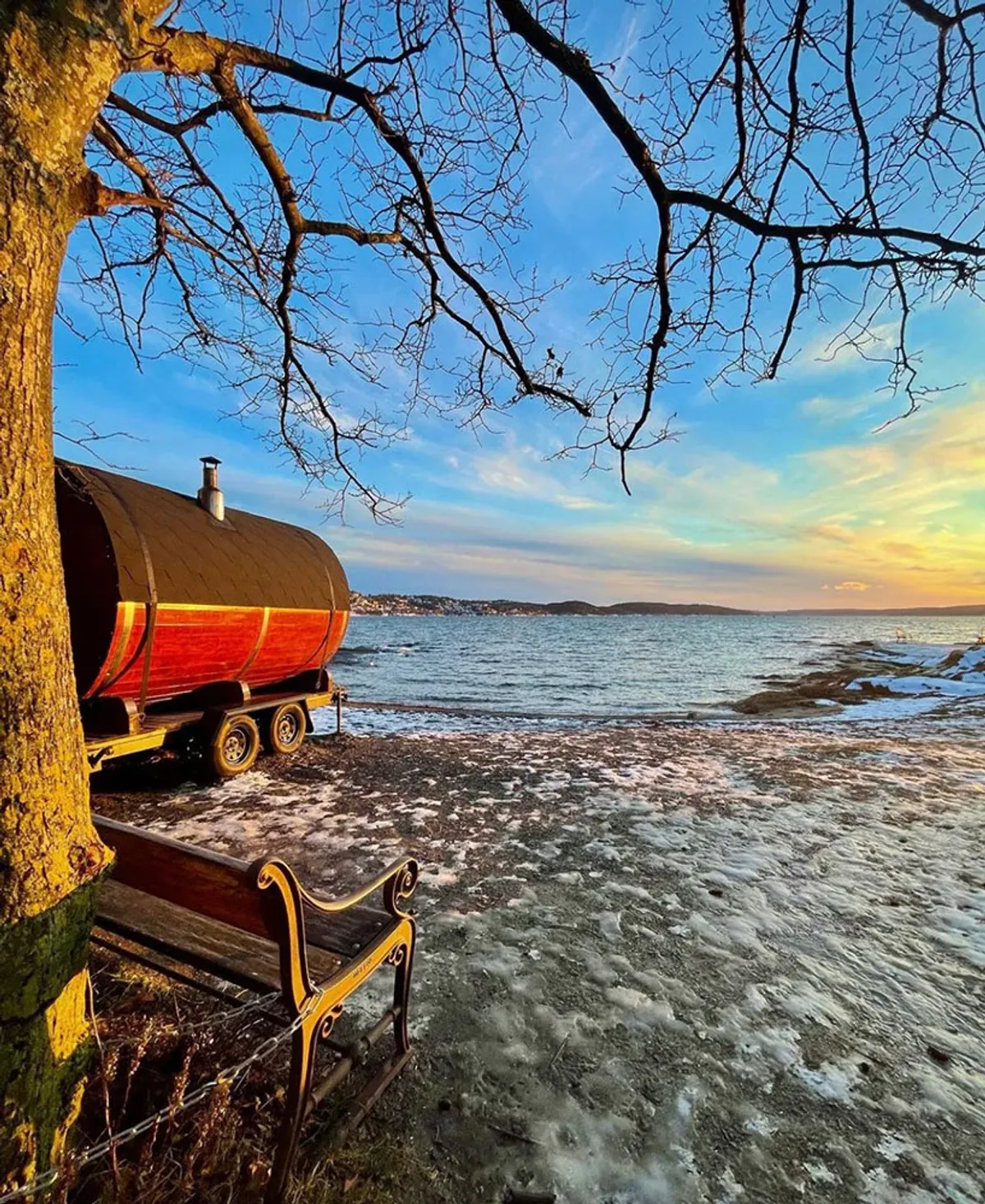 Badstuvogna Ulvøya in Oslo