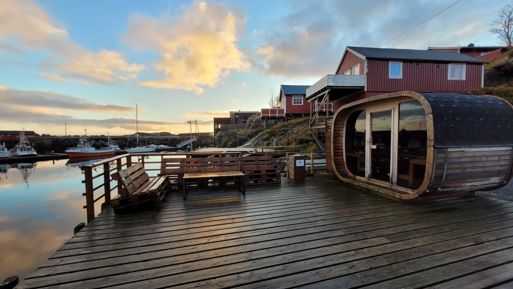 Eliassen Rorbuer Sauna in Hamnøy