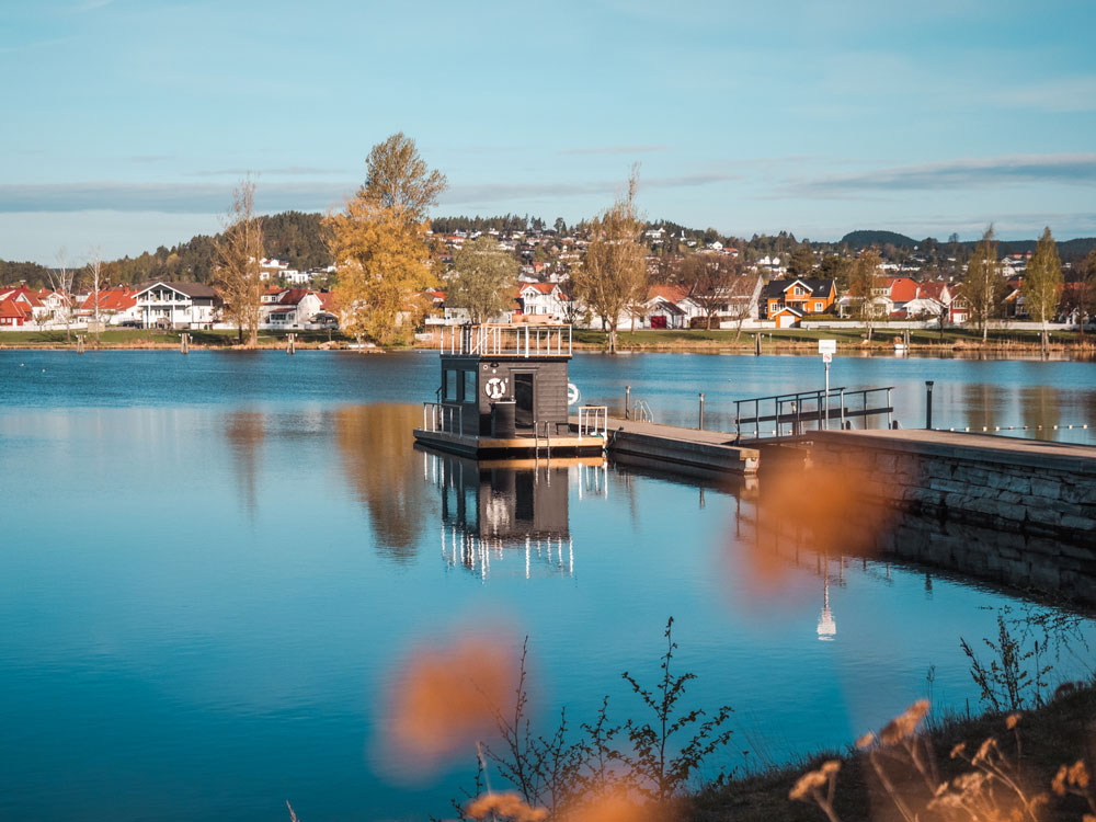 Floating Sauna Frank in Skien