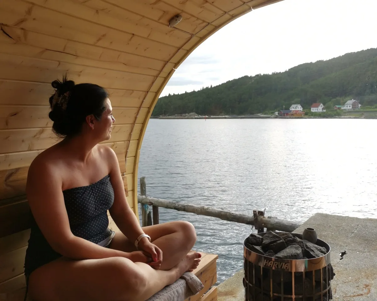 Flyt Sauna Vågsvåg in Vågsvåg