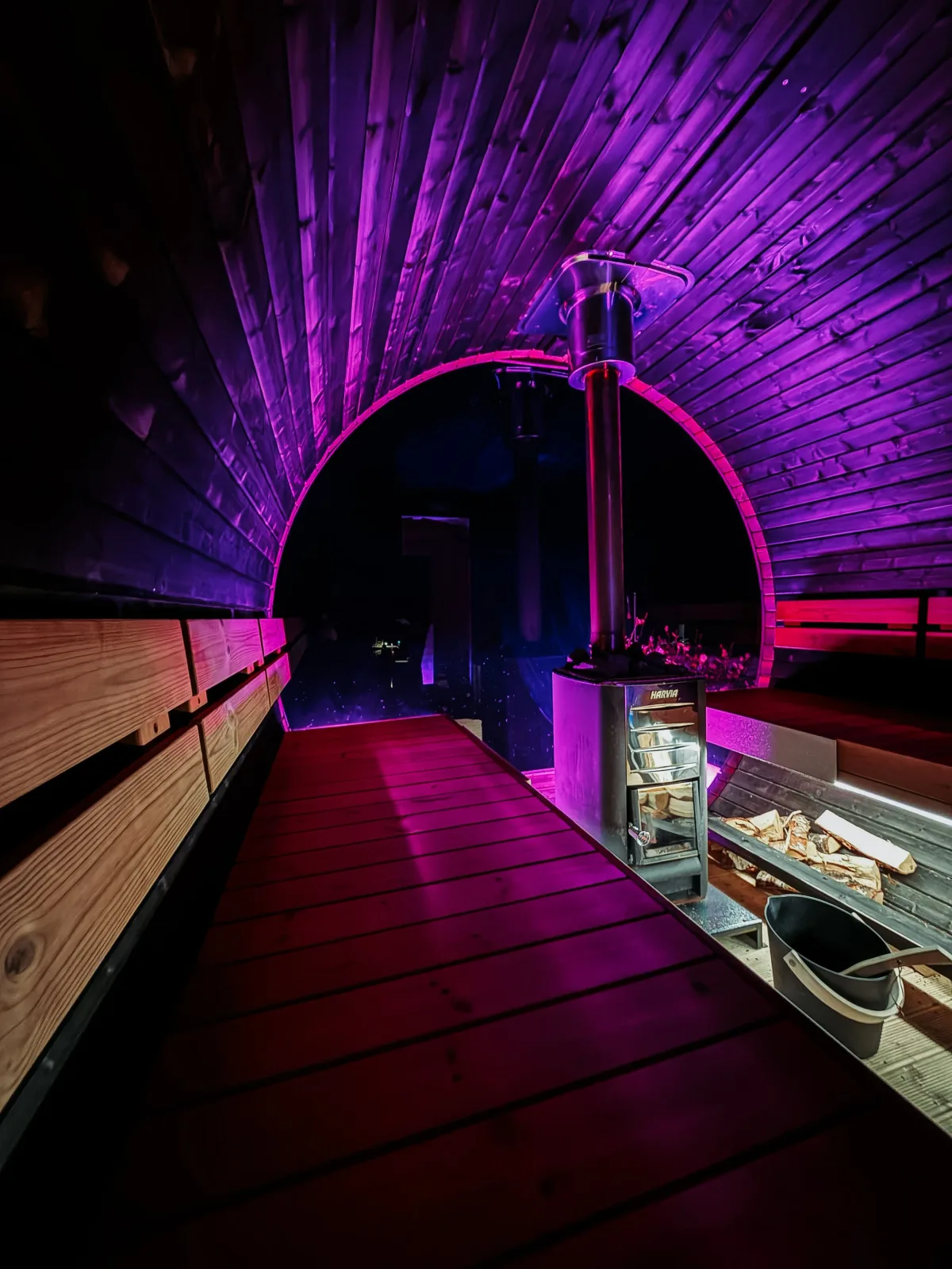 Glød Badstue in Herøy