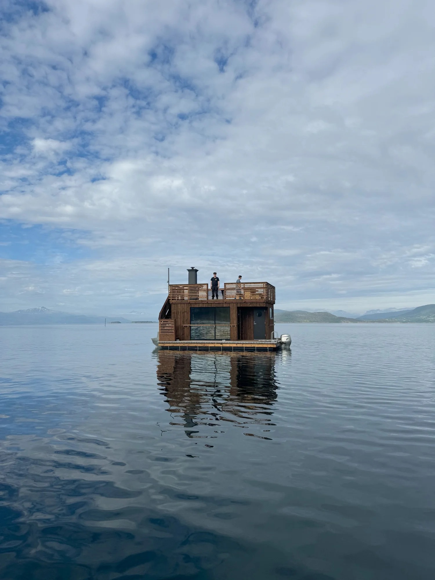 Kleksen Saunaboat in Bogen i Ofoten