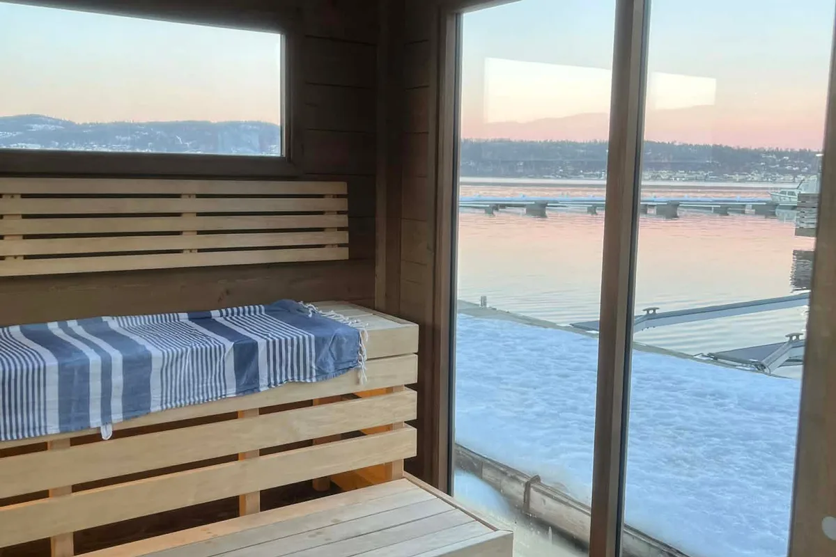 Nøsted Brygge Badstue in Drammen